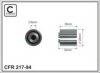CAFFARO 217-94 Deflection/Guide Pulley, timing belt